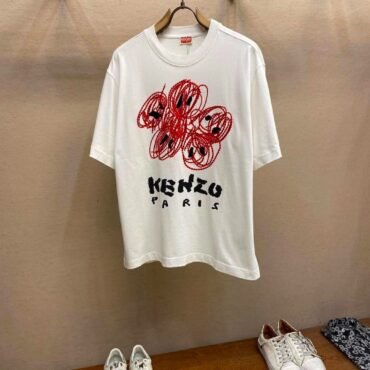 Kenzo Drawn Varsity cotton T-shirt